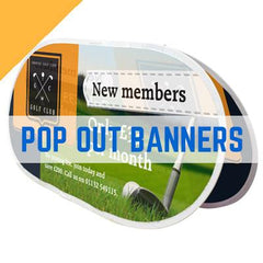 OUTDOOR STOWAWAY A FRAME POP UP FABRIC BANNERS