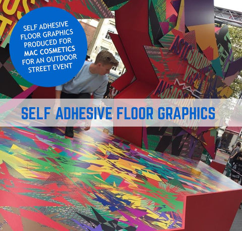 SELF ADHESIVE PRINTED FLOOR GRAPHICS