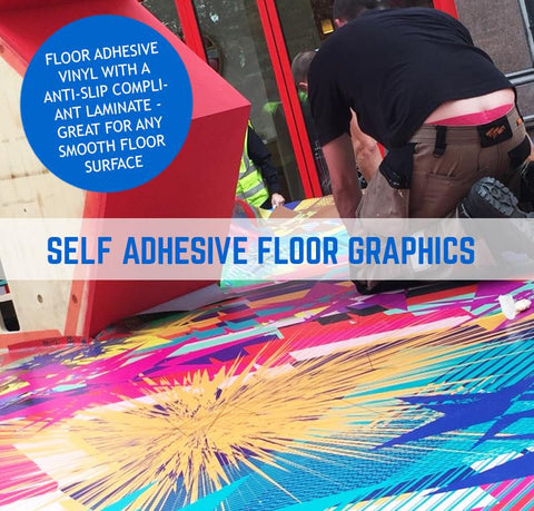 SELF ADHESIVE PRINTED FLOOR GRAPHICS